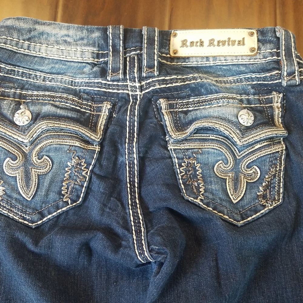 Rock Revival Kai Easy Boot Cut Jeans